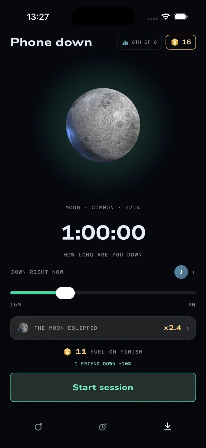 The current Eclipse Phone down composer